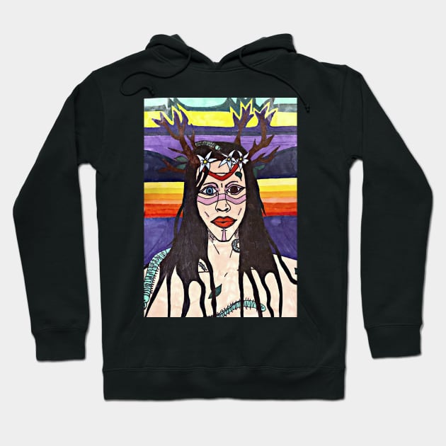 Marilyn Manson Hoodie by Holliekaye